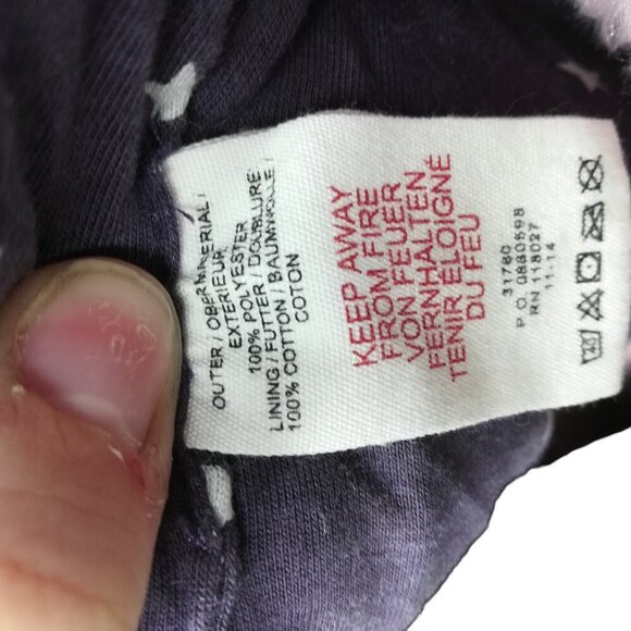 Mini Boden Teddy Bear Fleece Hooded Vest Size 5-6Y Pink Blue Stars Kids Faux Fur - Picture 11 of 11